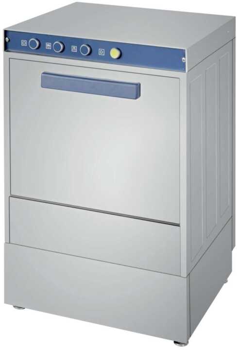 Máquina de lavar loiça industrial com bomba de abrilhantador Cesto 40x40cm - Hotelequip.pt Máquina de lavar loiça industrial com bomba de abrilhantador Cesto 40x40cm