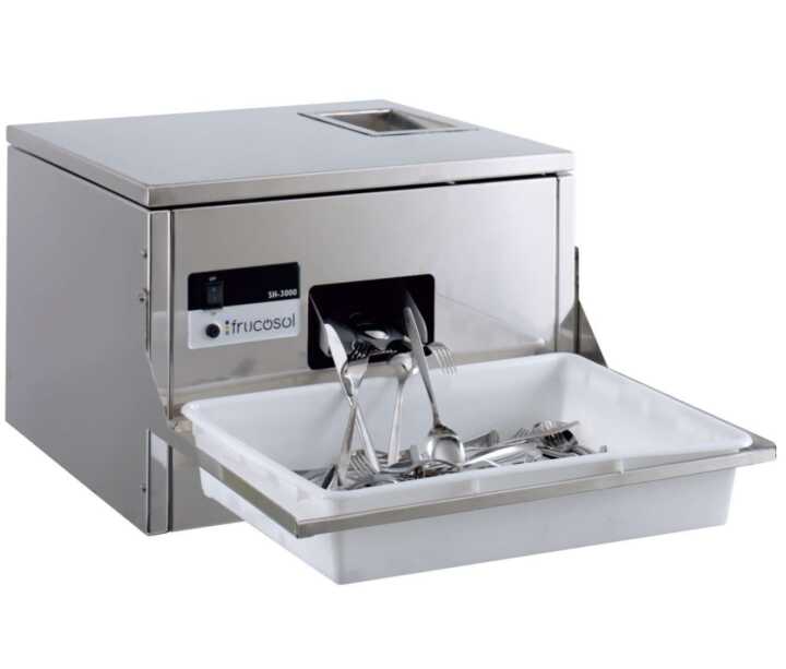 SecadorPolidor de talheres 3500 unidades/hora 570x550x400h mm - Hotelequip.pt SecadorPolidor de talheres 3500 unidades/hora 570x550x400h mm