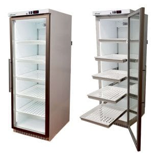 Vitrina refrigerada especial farmácia com gavetas amovíveis 626 x 742 x 1865h mm