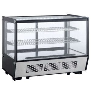 Vitrina refrigerada sobre balcão Vidro reto 888X568X686h mm