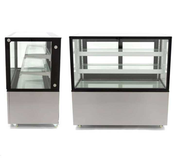 Balcão refrigerado ventilado Balcão refrigerado vitrine total de vidro reto com 2 prateleiras de vidro 915X675X1215h mm - Hotelequip.pt Balcão refrigerado ventilado Balcão refrigerado vitrine total de vidro reto com 2 prateleiras de vidro 915X675X1215h mm
