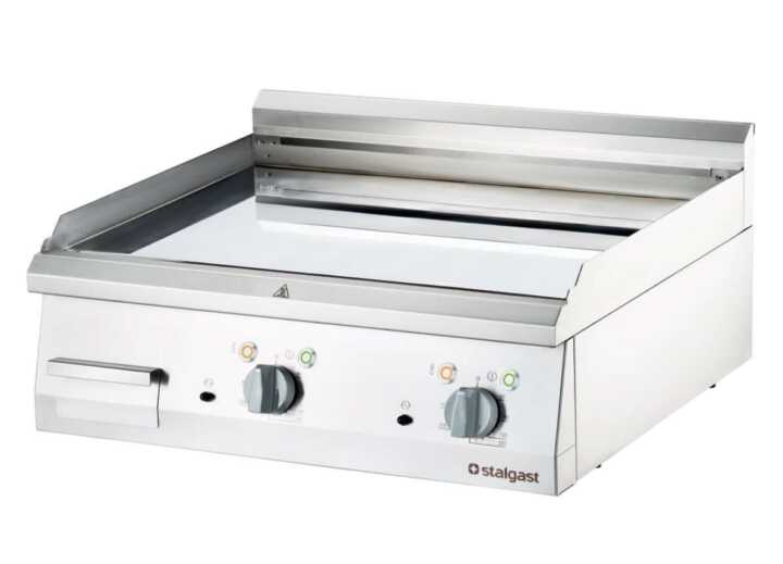 Fry Top eléctrica de mesa cromada dura placa lisa 400x700x250h mm 4Kw - Hotelequip.pt Fry Top eléctrica de mesa cromada dura placa lisa 400x700x250h mm 4Kw