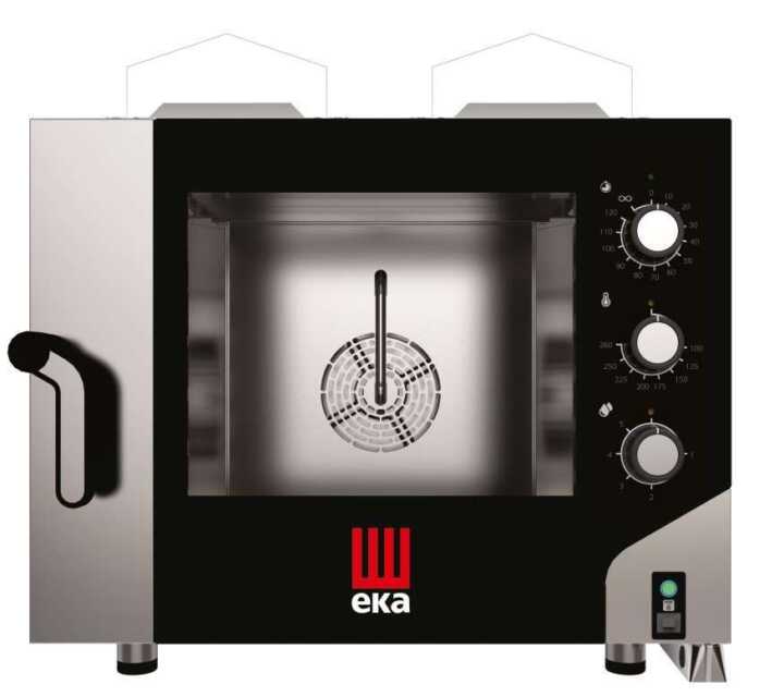 Forno de convecção a gás SMART Pastelaria/Padaria 4 tabuleiros 600x400 mm - Hotelequip.pt Forno de convecção a gás SMART Pastelaria/Padaria 4 tabuleiros 600x400 mm