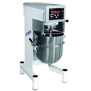 Batedeira planetária de 64 litros com acionamento de velocidade variável 220V monofásico