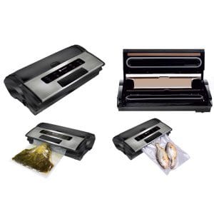 Máquina de vácuo de mesa com 1 bar de sucção externa 350 mm