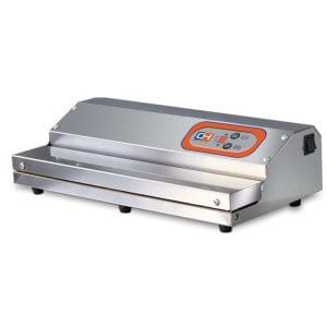 Máquina de vácuo de mesa para embalagem a vácuo externa 350 mm barra de selagem