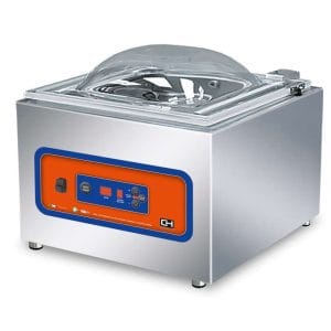 Máquina de vácuo de mesa com barra de selagem de 350 mm