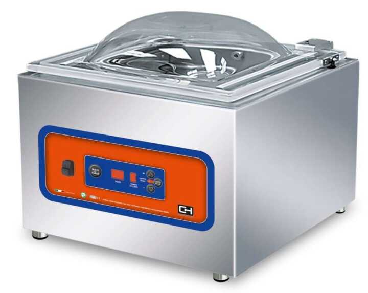 Máquina de vácuo de mesa com barra de selagem de 350 mm - Hotelequip.pt Máquina de vácuo de mesa com barra de selagem de 350 mm