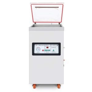 Máquina de embalagem a vácuo com armário 2 barras de soldadura 400mm de 550x490x970h mm