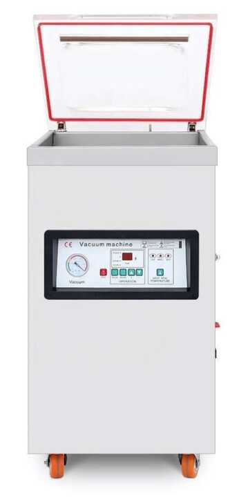 Máquina de embalagem a vácuo com armário 2 barras de soldadura 400mm de 550x490x970h mm - Hotelequip.pt Máquina de embalagem a vácuo com armário 2 barras de soldadura 400mm de 550x490x970h mm