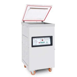 Máquina de embalagem a vácuo com armário 2 barras de soldadura 500mm de 652x578x982h mm