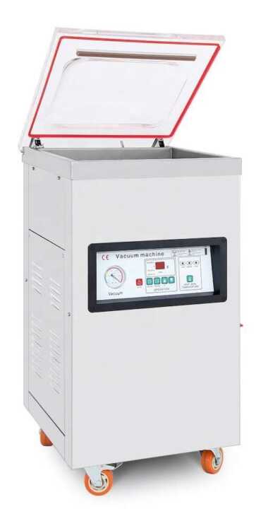 Máquina de embalagem a vácuo com armário 2 barras de soldadura 500mm de 652x578x982h mm - Hotelequip.pt Máquina de embalagem a vácuo com armário 2 barras de soldadura 500mm de 652x578x982h mm