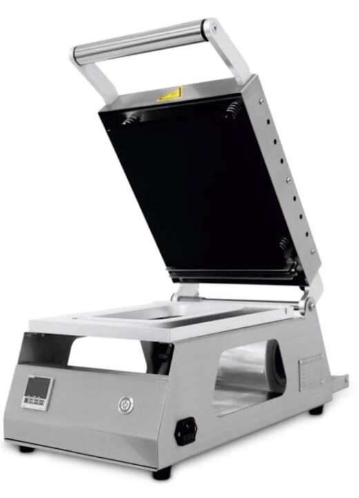 Máquina de selagem de tabuleiros (sem moldes) - Hotelequip.pt Máquina de selagem de tabuleiros (sem moldes)