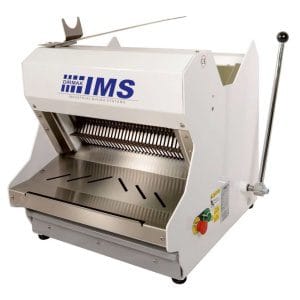 Cortador de pão de mesa com 43 cm de comprimento de corte (espessura de corte 15 mm)