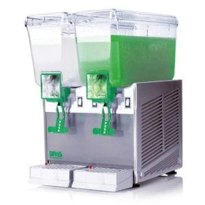 Distribuidor de bebidas 12+12 litros com agitado