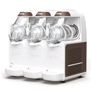 Máquina multifuncional para produção de granulado com três depósitos de 6+6+6 litros