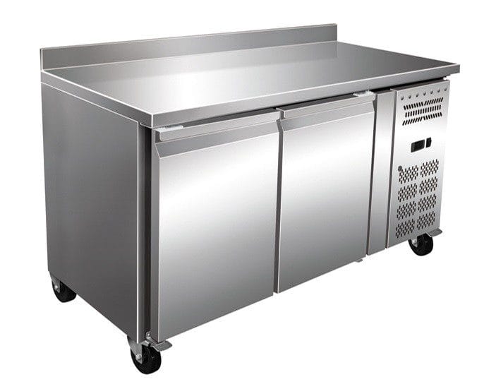 Mesa Frigorífica GN1/1 Inox 2 Portas 1360x700x960h - Hotelequip.pt Mesa Frigorífica GN1/1 Inox 2 Portas 1360x700x960h