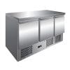 Mesa compacta refrigerada de 3 portas GN1/1