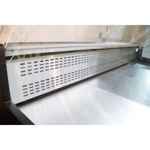 Exposição Vitrina em aço inoxidável VRE-150