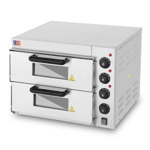 Forno de Pizza Elétrico Compacto para 2 Pizzas 40 cm