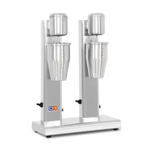 Misturador de gelados e bebidas Duplo 1 + 1 litro