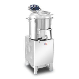 Máquina de descascar batatas de 20 kg com produção de 190 kg/h