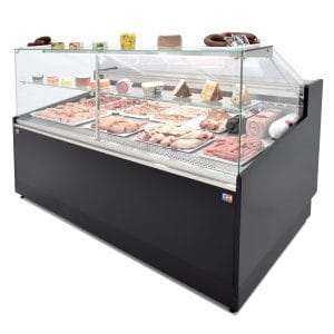 Vitrina Refrigerada 2 metros profundidade 1100 Frio Ventilado - Vitrina Inox -