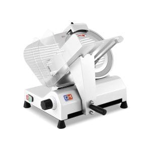 Fiambreira Lâmina de 300 mm e potência de 270 W Alumínio anodizado e base