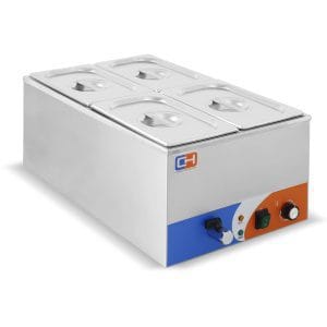 Banho-maria 4  GN1/4 de 600x335 x260h mm