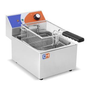 Fritadeira eléctrica de 6 litros SEM torneira 265 x420 x290h mm