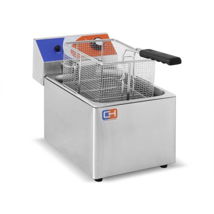 Fritadeira eléctrica 8 litros SEM torneira 265 x420 x340h mm - Hotelequip.pt Fritadeira eléctrica 8 litros SEM torneira 265 x420 x340h mm