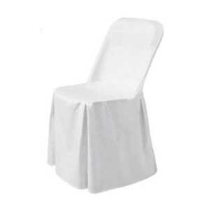 Cobertura para cadeira dobrável, 810965 + 810989, Branco, 540x440x(H)840mm