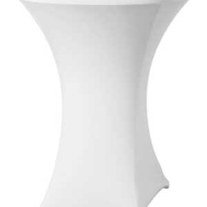 Cobertura para mesa de bar ø70-85cm, Branco, ø850x(H)1150mm