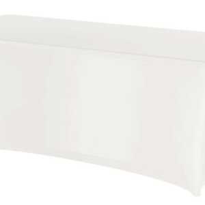 Cobertura para mesa retangular, 810910 + 810897, Branco, 1830x760x(H)730mm