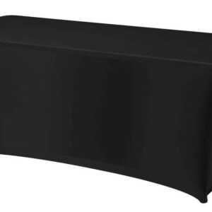 Cobertura para mesa retangular, 810910 + 810897, Preto, 1830x760x(H)730mm