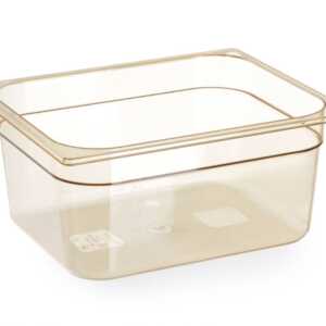 Recipiente GN 1/2, resistente a altas temperaturas, GN 1/2, 9L, Transparente, 325x265x(H)150mm