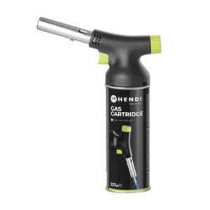 Maçarico de cozinha Jet – conjunto com cartucho, 175x68x(H)260mm