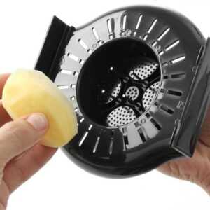 Mandolina tipo V, Preto, 405x135x(H)145mm