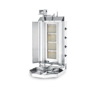 Grelhador a gás para kebab 12kW, 735x745x(H)1110mm