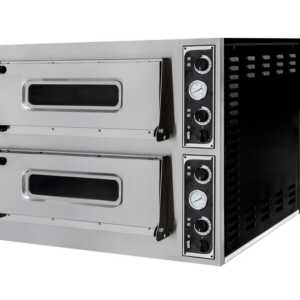 Forno para piza 44, 2 câmaras, 400V/9400W, 975x930x(H)742mm