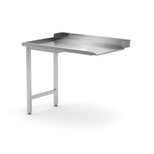 Mesa de descarga para máquinas de lavar loiça, lado esquerdo, 1000x700x(H)850mm