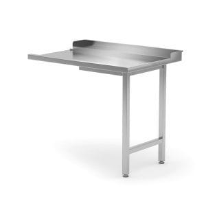 Mesa de descarga para máquinas de lavar loiça, lado direito, 1000x700x(H)850mm