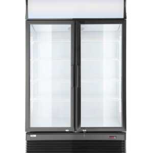 Expositor frigorífico com porta dupla 643 L, 230V/510W, 1120x610x(H)1965mm