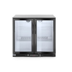 Expositor frigorífico de bebidas com porta dupla 198 L, 220-240V/160W, 900x540x(H)890mm