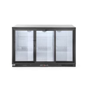 Expositor frigorífico de bebidas com portas de correr 308 L, 220-240V/160W, 1350x530x(H)870mm