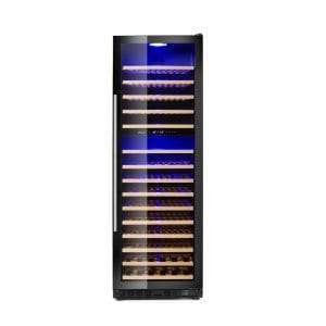 Frigorífico para vinho, 2 zonas, 160 garrafas, 447L, 220-240V/150W, 595x730x(H)1784mm