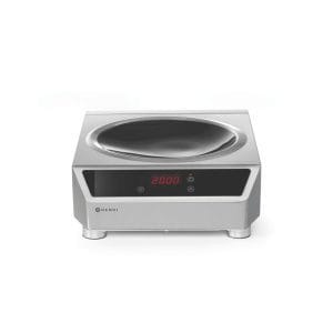 Wok de indução modelo 3500, unidade de indução, 230V/3500W, 340x450x(H)130mm