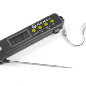 Termómetro com sonda dobrável, 160x40x(H)25mm