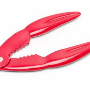 Alicate de lagosta e caranguejo, Vermelho, 140x62mm
