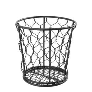 Cesto em arame redondo, ø120x(H)110mm